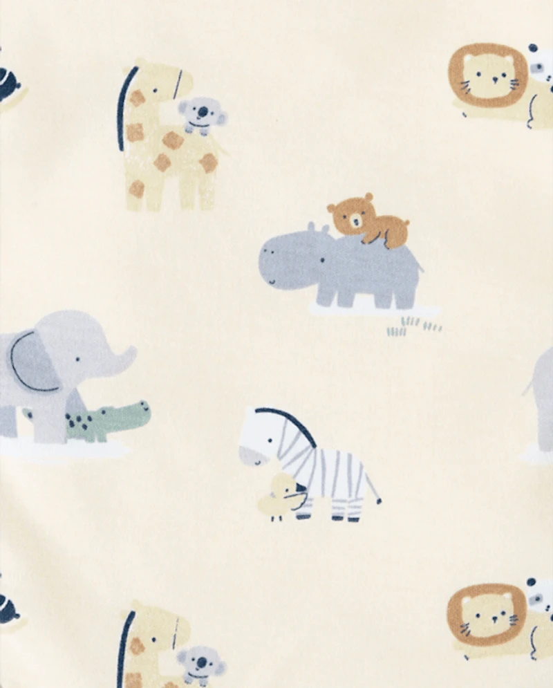 Baby Boys Animal Bib And Burp Cloth 6-Piece Set