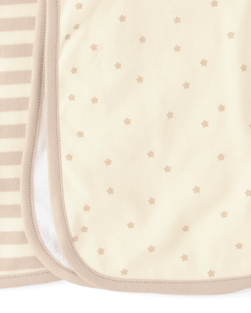 Baby Star Bib And Burp Cloth 6-Piece Set