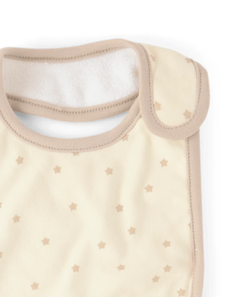 Baby Star Bib And Burp Cloth 6-Piece Set
