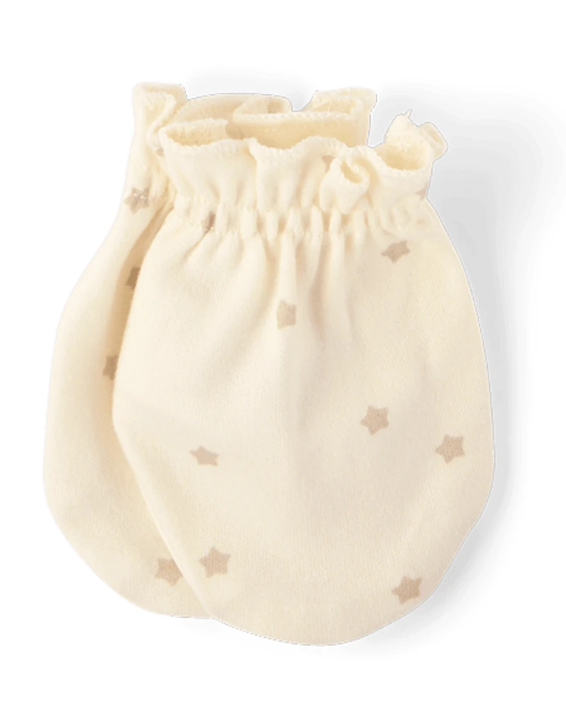 Baby Star Hat And Mittens 6-Piece Set