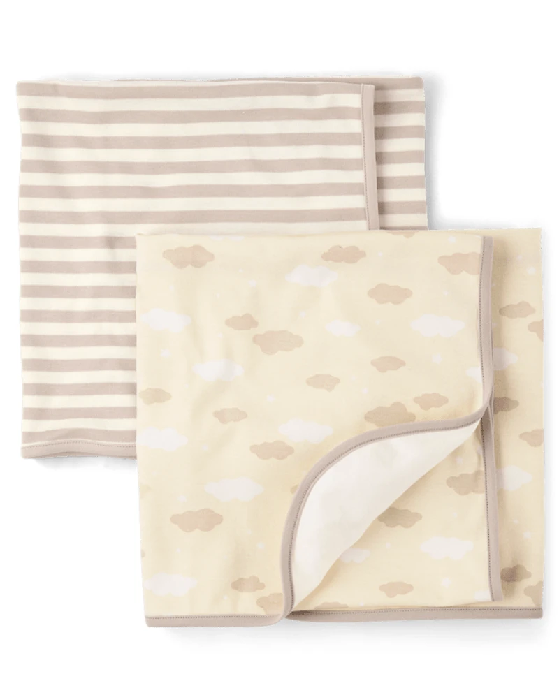Baby Cloud Swaddle Blanket 2-Pack