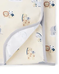Baby Boys Animal Swaddle Blanket 2-Pack