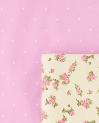 Baby Girls Floral Swaddle Blanket 2-Pack