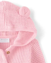 Baby Girls Bear Cardigan