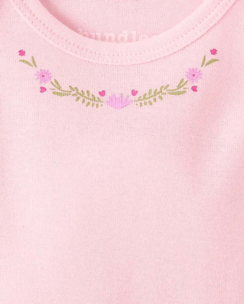 Baby Girls Unicorn Bodysuit 5-Pack