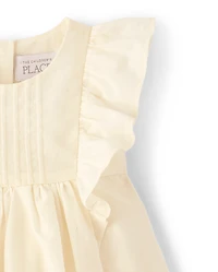 Baby Girls Eyelet Flutter Dress