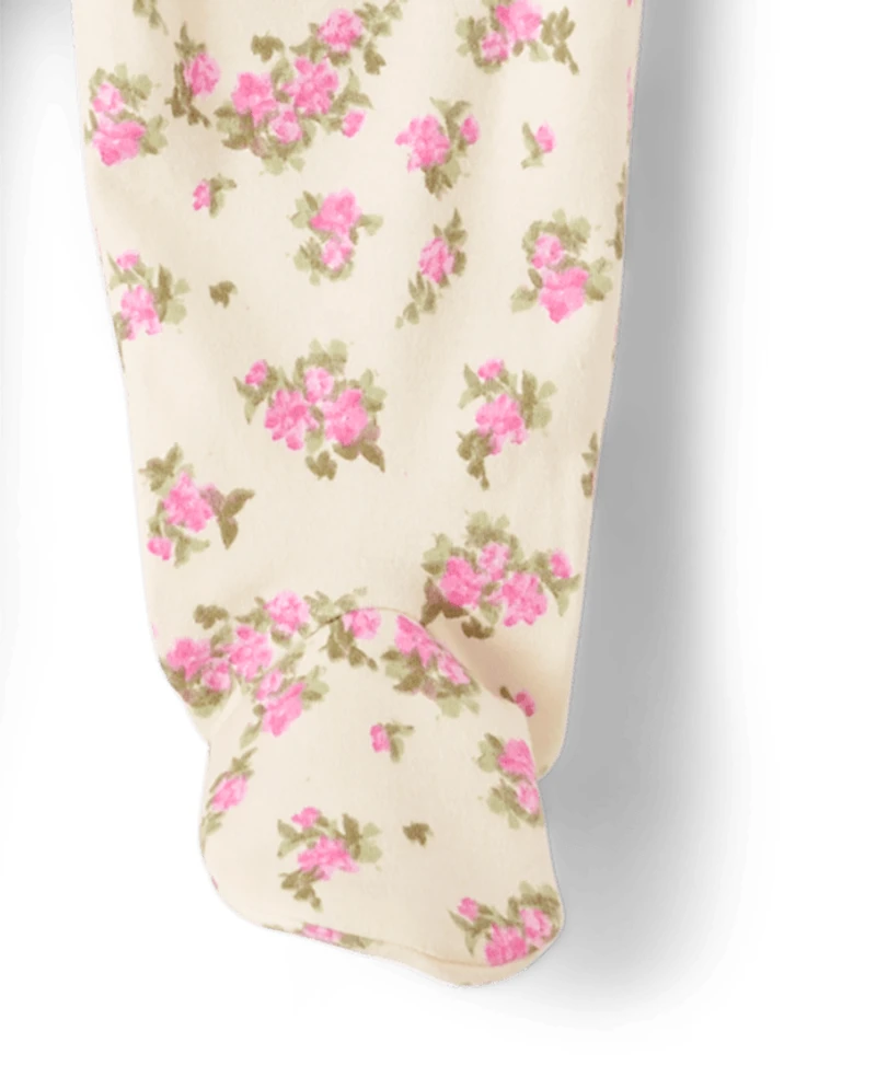 Baby Girls Floral 2-Piece Outfit Set