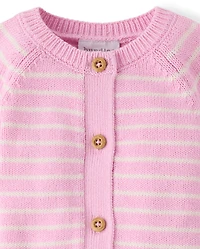 Baby Girls Striped 2-Piece Outfit Set