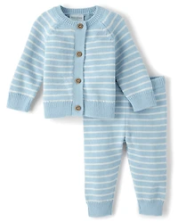 Baby Boys Striped 2-Piece Outfit Set
