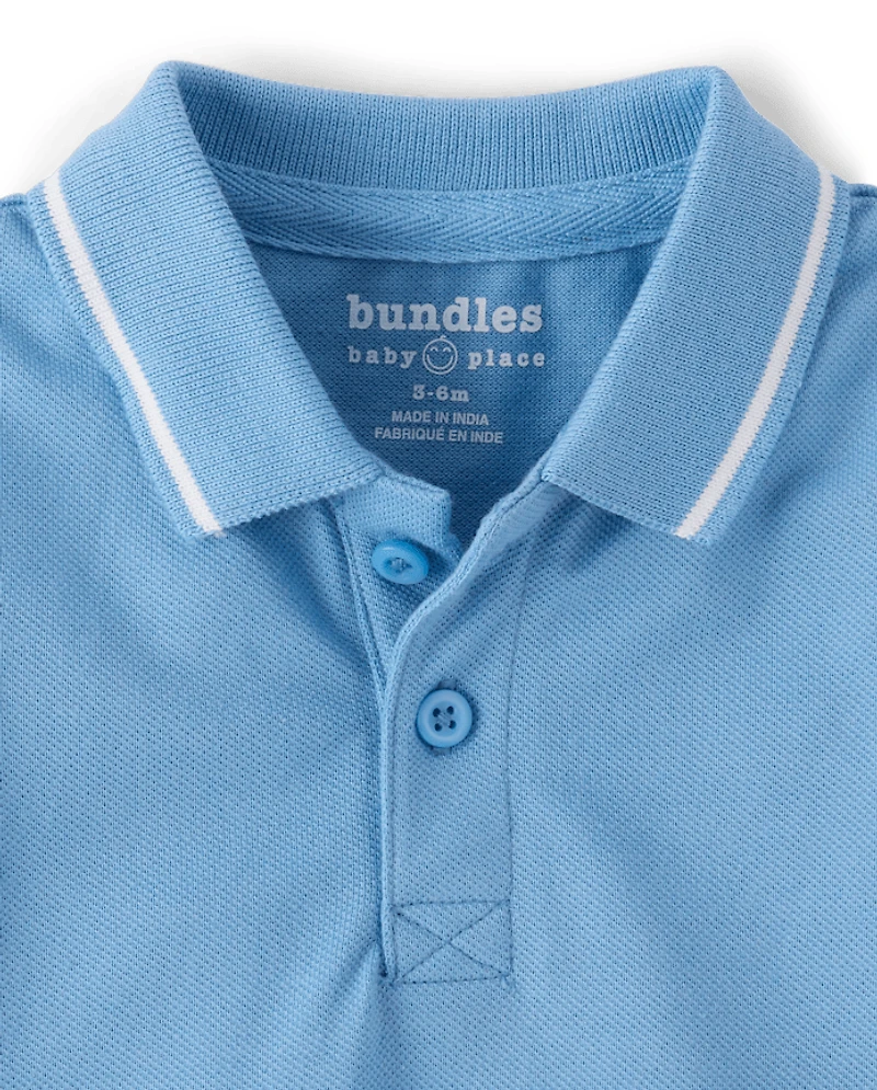 Baby Boys Tipping Polo Romper