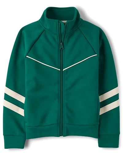 Kids Contrast Scuba Track Jacket