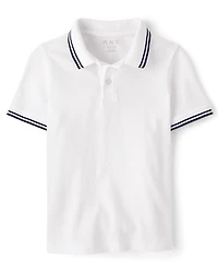 Boys Tipping Soft Pique Polo