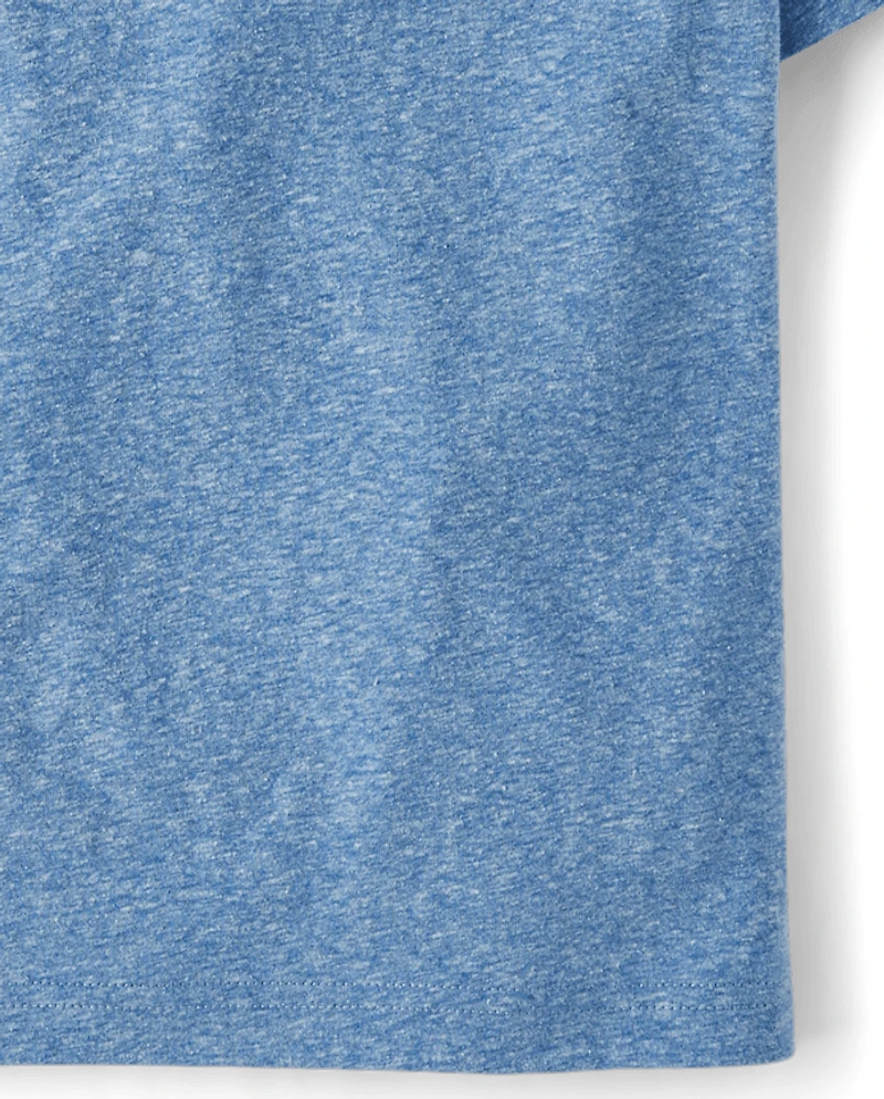 Haut Henley chiné pour garçon