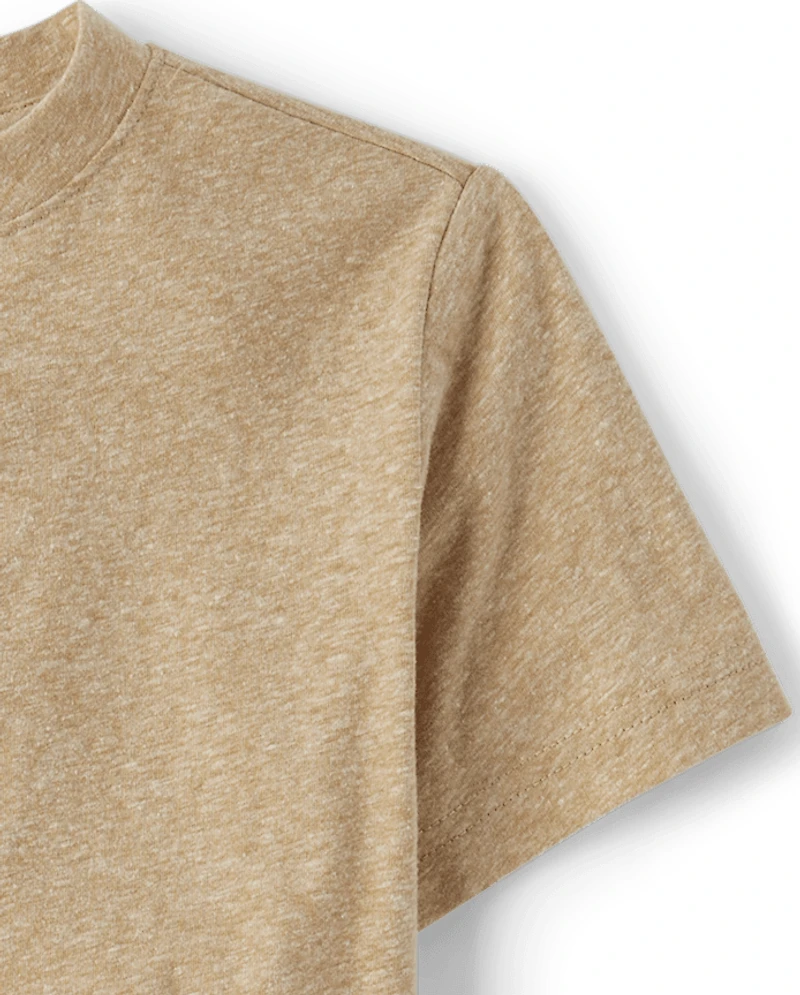 Haut Henley chiné pour garçon