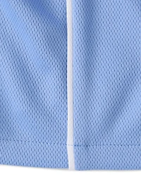 Short de sport enfant à séchage rapide et bandes latérales en maille