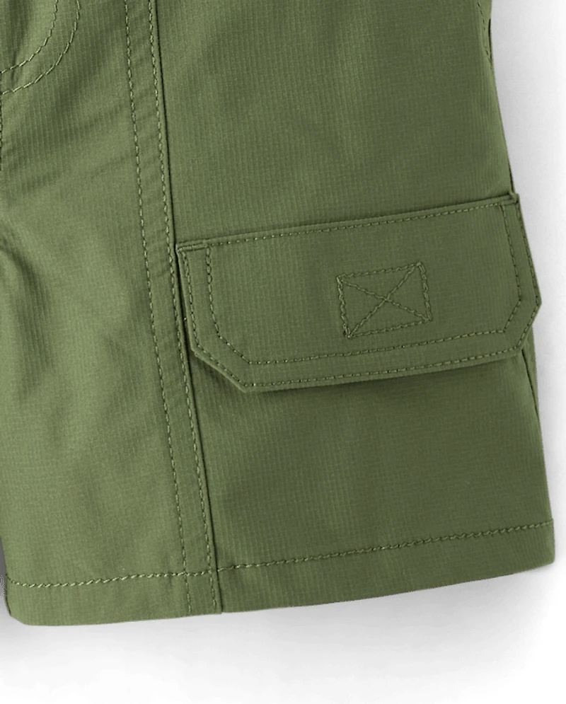 Boys Quick Dry Ripstop Cargo Shorts