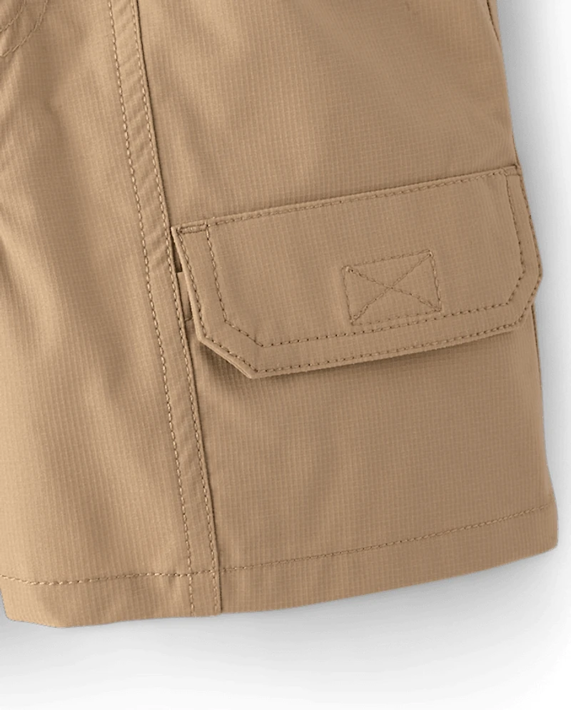 Boys Quick Dry Ripstop Cargo Shorts
