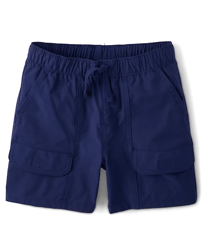 Short cargo garçon à séchage rapide en tissu ripstop