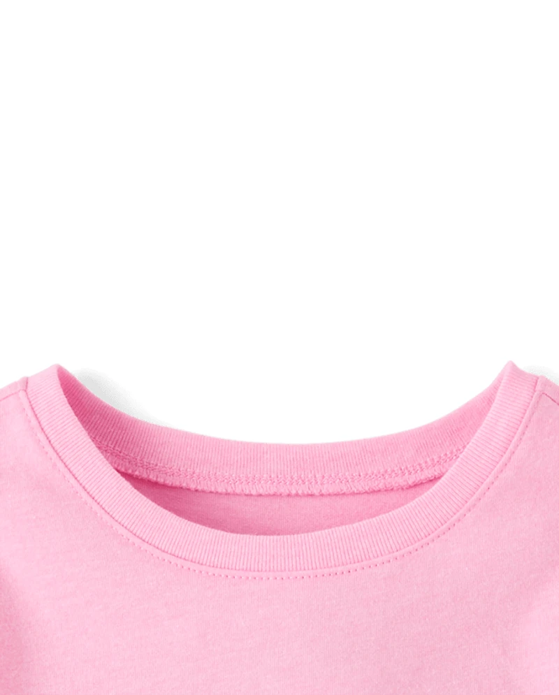 Baby And Toddler Girls St. Patrick's Day Lucky Girl Graphic Tee