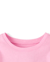 Baby And Toddler Girls St. Patrick's Day Lucky Girl Graphic Tee