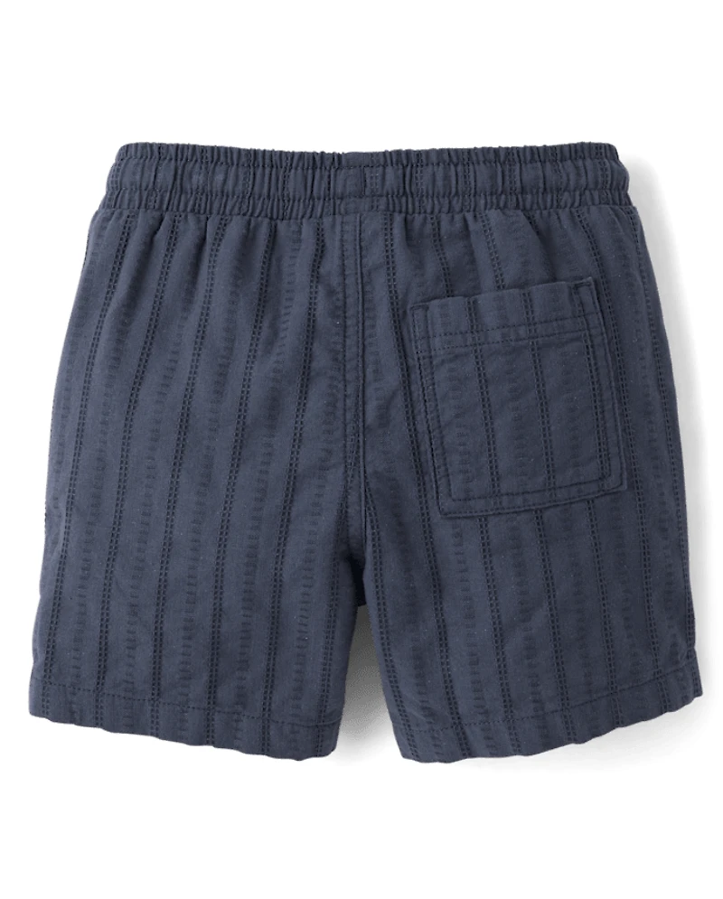 Short de jogging texturé pour garçon