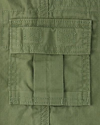 Boys Ripstop Baggy Pull On Cargo Pants