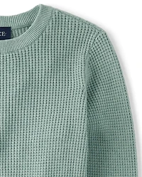 Pull en maille gaufrée pour garçon