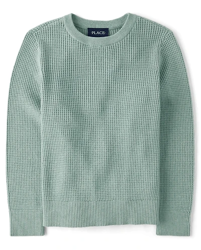 Pull en maille gaufrée pour garçon