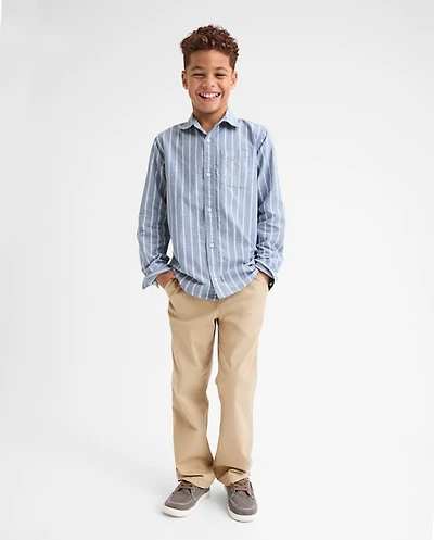Boys Pull On Straight Chino Pants