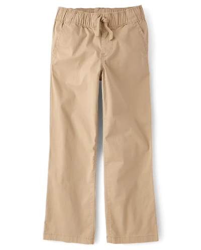 Boys Pull On Straight Chino Pants