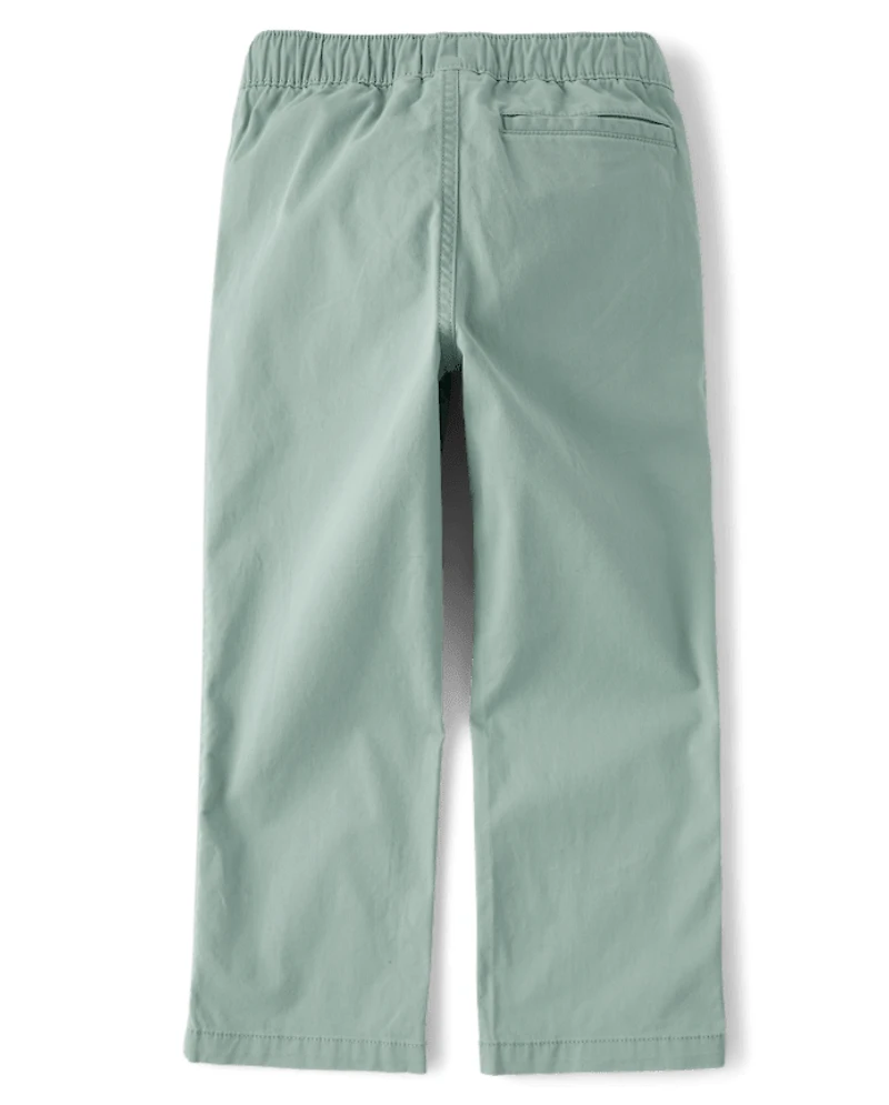 Boys Pull On Straight Chino Pants