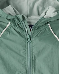 Boys Contrast Windbreaker Jacket