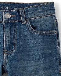 Boys Roll Cuff 90s Loose Jeans