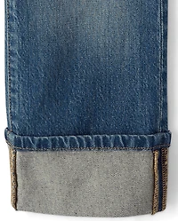 Boys Roll Cuff 90s Loose Jeans