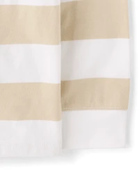 Kids Striped Rugby Polo