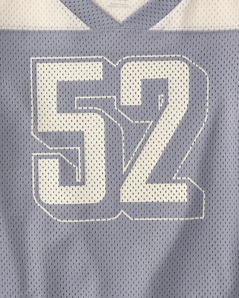 Kids Quick Dry Graphic Mesh Football Jersey