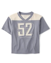 Kids Quick Dry Graphic Mesh Football Jersey