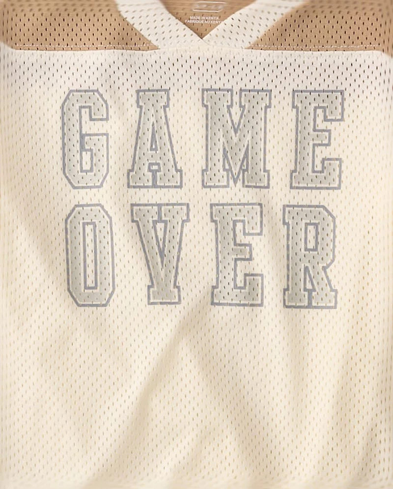 Kids Quick Dry Graphic Mesh Football Jersey