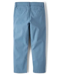 Boys Stretch Straight Chino Pants