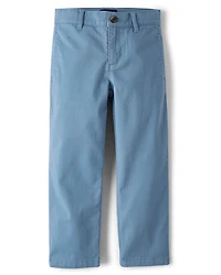 Boys Stretch Straight Chino Pants