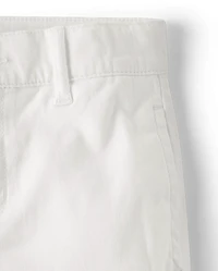 Pantalon chino droit extensible pour garçon