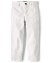 Boys Stretch Straight Chino Pants