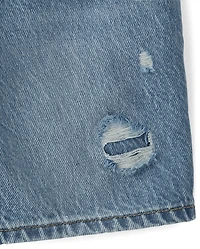 Short en jean déchiré pour garçon