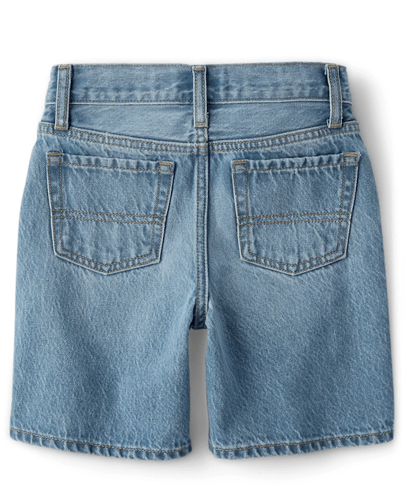 Boys Ripped Jean Shorts