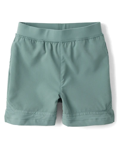 Boys Quick Dry Textured Hem Pull On Shorts