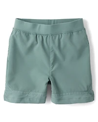Boys Quick Dry Textured Hem Pull On Shorts