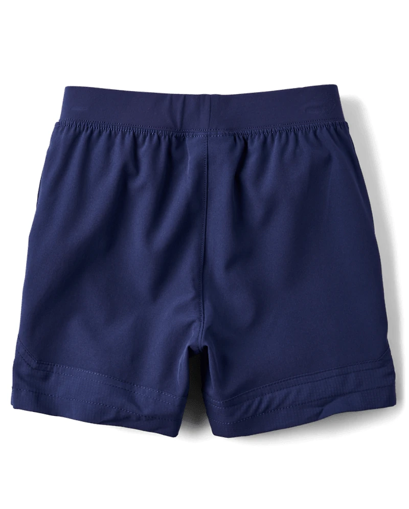 Boys Quick Dry Textured Hem Pull On Shorts