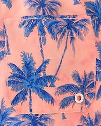 Boys Print Swim Trunks