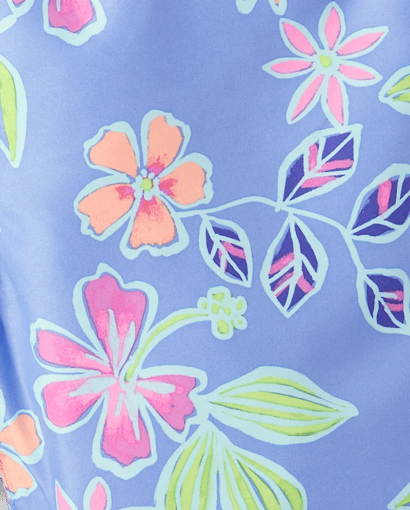 Boys Print Swim Trunks