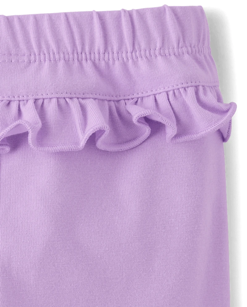 Baby Girls Unicorn Ruffle Leggings 2-Pack